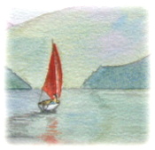 learn Watercolour, watercolour tutorial, boat