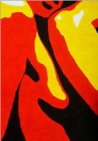 painting nude sitting